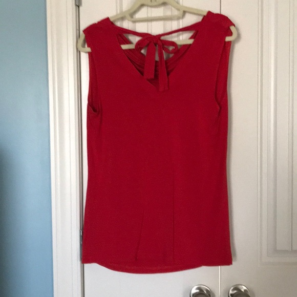 { c a b i } Draped Tee red M style 3051 - Picture 2 of 3